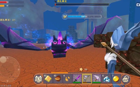 迷你世界怎么见到黑龙